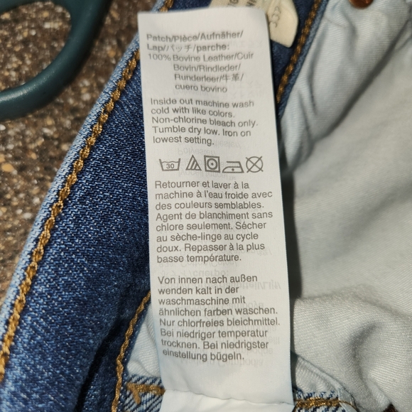 Madewell Size 33P 10" High Rise Skinny Jeans With Tencel/Lyocell Blend Stretchy - Picture 7 of 12